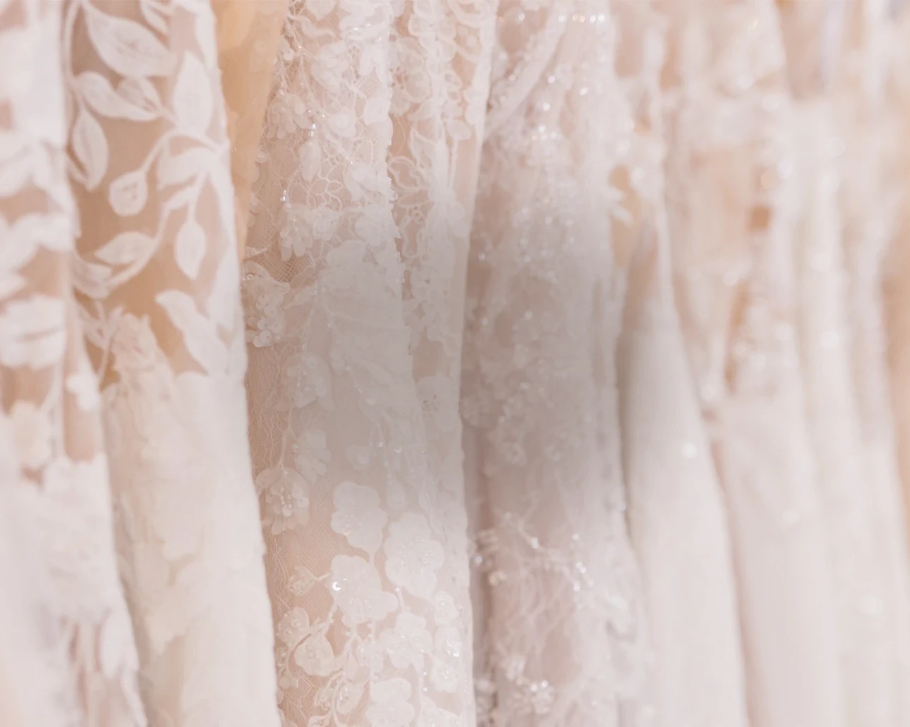 white gowns selections in store