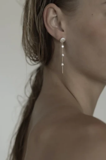 A. B. Ellie Micro Freshwater Pearl Strands - A.B. Ellie #0 default Gold/Pearl thumbnail