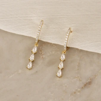 MAIVE Leah Hoops #0 default Gold thumbnail