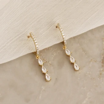 MAIVE Leah Hoops #1 default Gold thumbnail