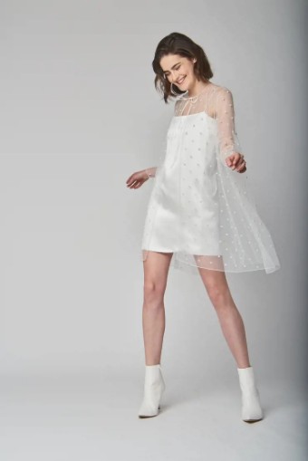 Alexandra Grecco Penny Jacket Pearl #0 default Off White thumbnail