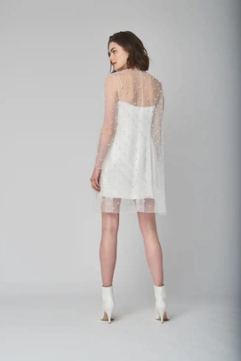 Alexandra Grecco Penny Jacket Pearl #1 default Off White thumbnail