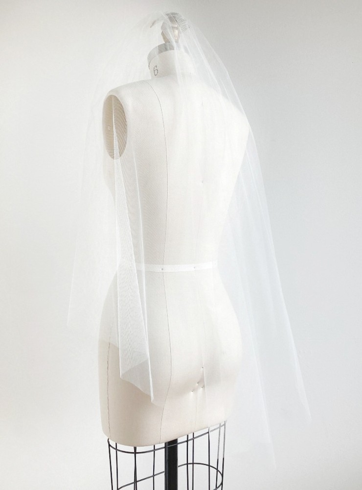 Sara Gabriel Veil. Bliss Veil 1/2 Circle, 4 tiers, Pale Ivory NWT Katie_4_1800x1800.jpg?v=1697749795 main image 4