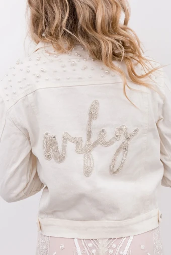 Heirloom Bridal Company "Wifey" Jacket - Heirloom #0 default White Denim thumbnail