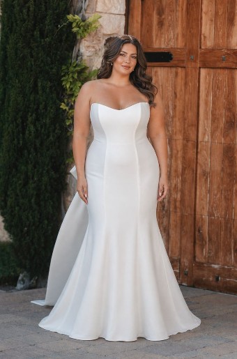 Allure Bridals Betty by Allure (Plus Size) #0 default Ivory thumbnail