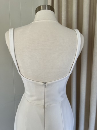 Alyssa Kristin Gemma (pleated skirt w/ slit) by Alyssa Kristin #3 Natural White thumbnail