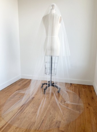 Sara Gabriel Imogene Veil - Sara Gabriel #0 default Pale Ivory thumbnail