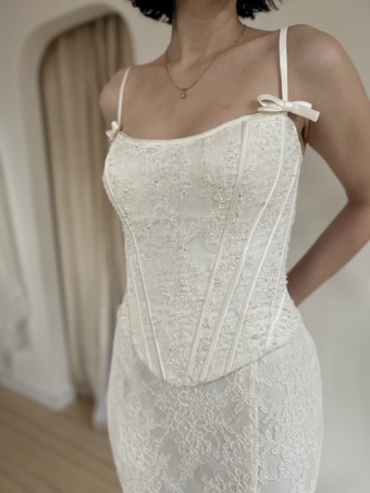 Reem Acra Rock and Roll by Roses by Reem Acra #2 Cream thumbnail