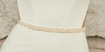 enVogue Bridal Accessories Pearl Belt #1 Ivory Pearl thumbnail