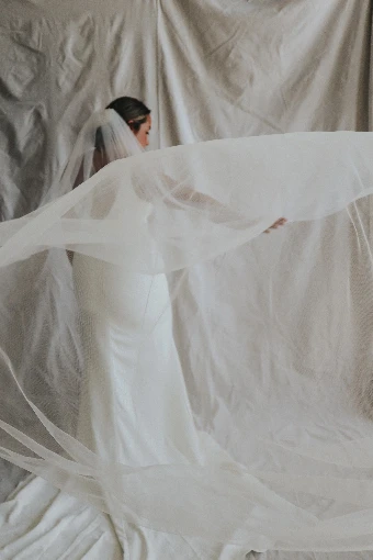 Lawless The Label Simply (Cathedral Length) by Lawless #0 default Light Ivory thumbnail