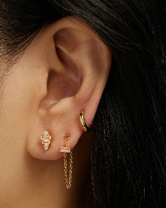 Mod and Jo Rooney Baguette Studs- Mod&Jo #0 default thumbnail