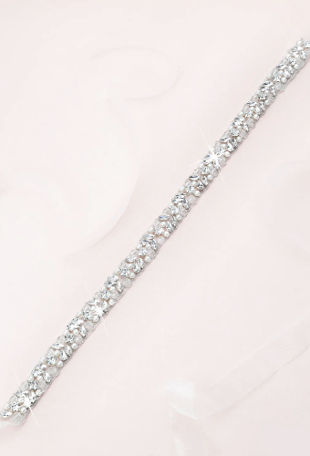Heirloom Bridal Company Isla Crystal Belt - Heirloom #0 default Silver thumbnail