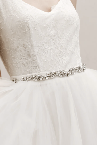 Heirloom Bridal Company Harper Crystal Belt - Heirloom #0 default Silver thumbnail