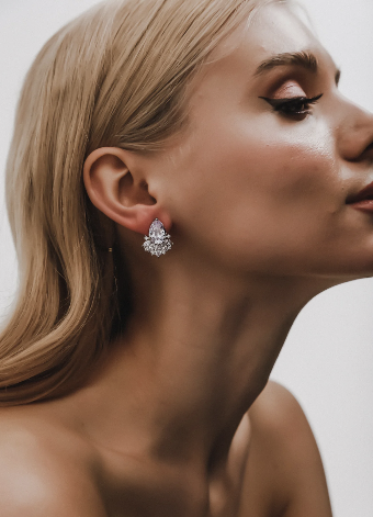 Heirloom Bridal Company Bella Earrings - Heirloom #0 default Silver thumbnail