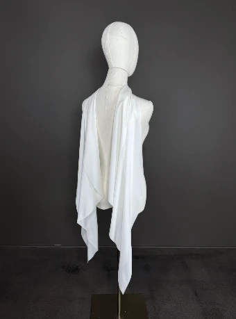 Sara Gabriel Amelia Scarf by Sara Gabriel #1 Pale Ivory thumbnail