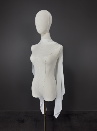 Sara Gabriel Amelia Scarf by Sara Gabriel #0 default Pale Ivory thumbnail