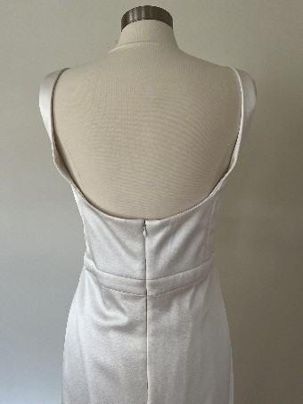 Alexandra Grecco Colette Stretch Satin Crepe Curvy by Alexandra Grecco #5 Off White thumbnail