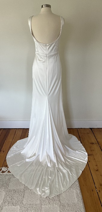 Alexandra Grecco Colette Stretch Satin Crepe Curvy by Alexandra Grecco #6 default Off White thumbnail