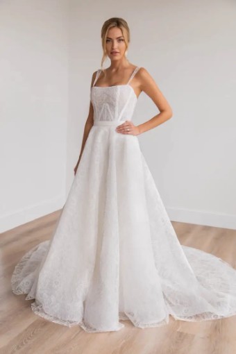 Rebecca Schoneveld McKenzie Gown #1 default Light Ivory thumbnail