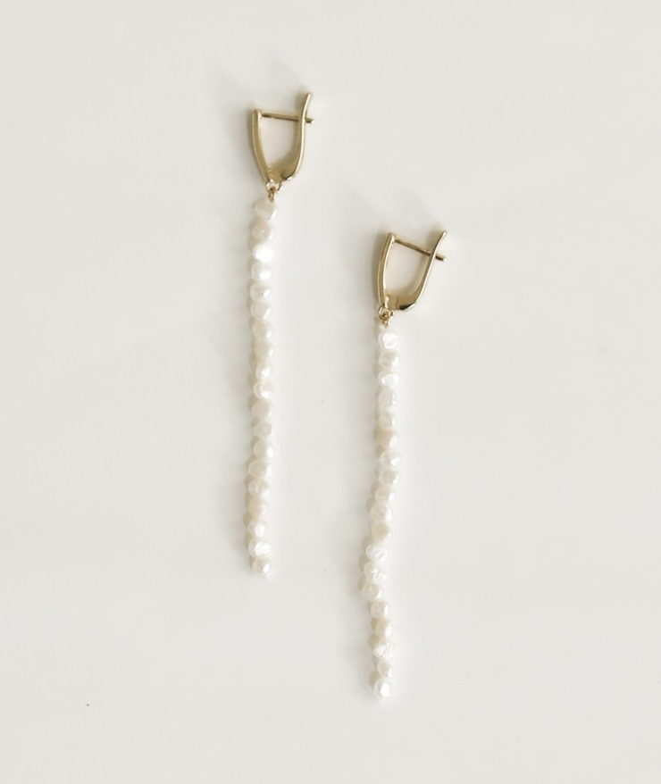 a.b.ellie MAGNOLIA STRAND EARRINGS 戸惑わ