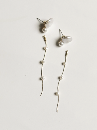 A. B. Ellie Mini Freshwater Pearl Strand by A B Ellie / HDWR #3 Pearl thumbnail
