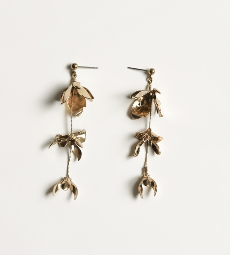 A. B. Ellie | Covet Bridal - Magnolia Strand Earrings - A.B. Ellie 