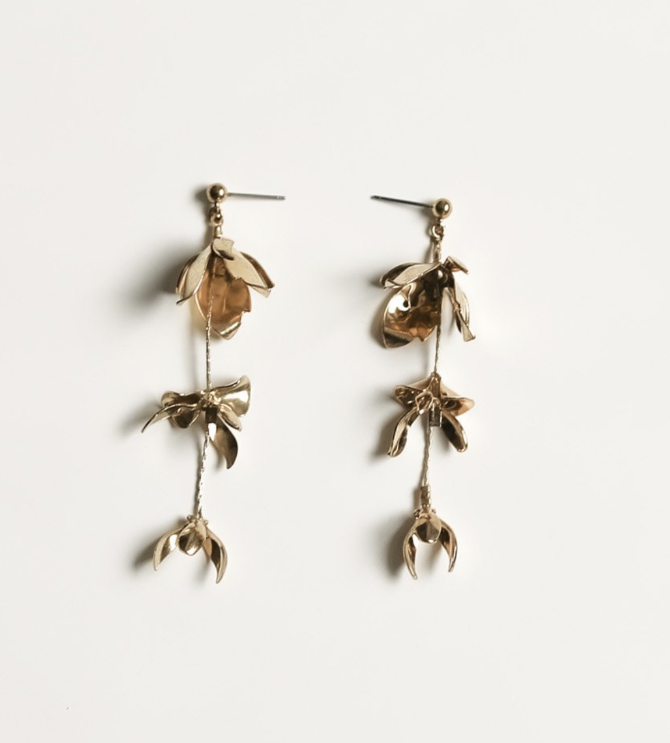 A. B. Ellie | Covet Bridal - Magnolia Strand Earrings - A.B. Ellie | Covet  Bridal