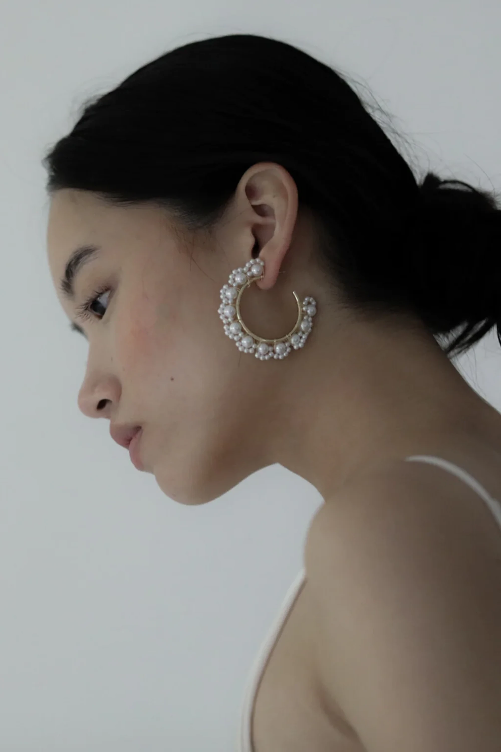 A. B. Ellie | Covet Bridal - Small Devin Hoop - A.B. Ellie | Covet 