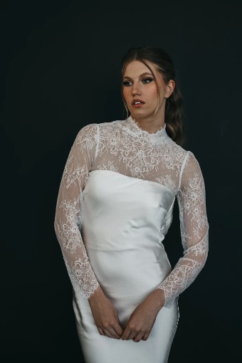 Heirloom Bridal Company Mia Topper - Heirloom #0 default Ivory thumbnail