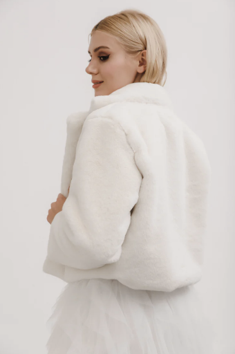 Heirloom Bridal Company Storm Faux Fur Jacket - Heirloom #1 default Ivory thumbnail