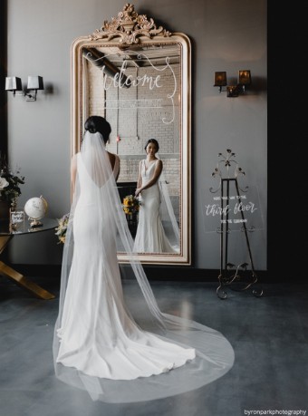 Sara Gabriel Donna Veil - Sara Gabriel #1 default Pale Ivory thumbnail