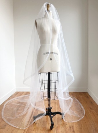 Sara Gabriel Julianne Veil - Sara Gabriel #0 default Pale Ivory thumbnail