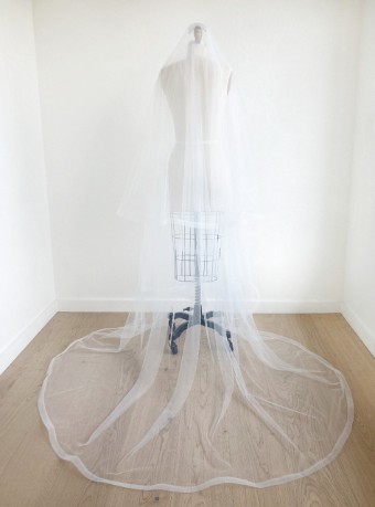 Sara Gabriel Phoebe Veil - Sara Gabriel #1 Pale Ivory thumbnail