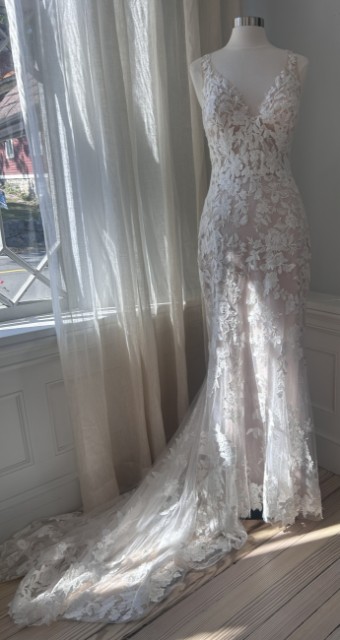 Allure Bridals Charlotte #4 Champagne/Ivory/Nude thumbnail