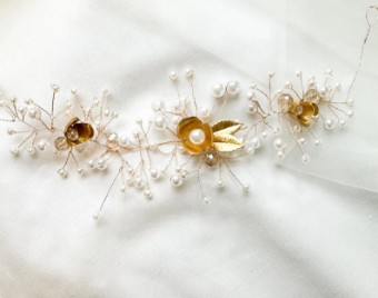 Carson & Co Pearl Bouquet Hair Vine #0 default thumbnail