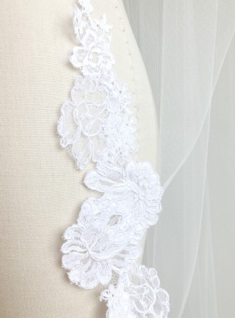 Sara Gabriel Evan Veil #1 Pale Ivory thumbnail