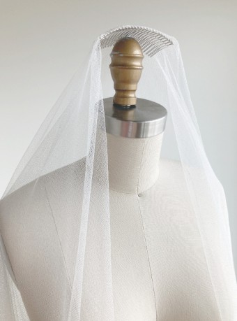 Sara Gabriel Stephanie Veil #1 default Pale Ivory thumbnail