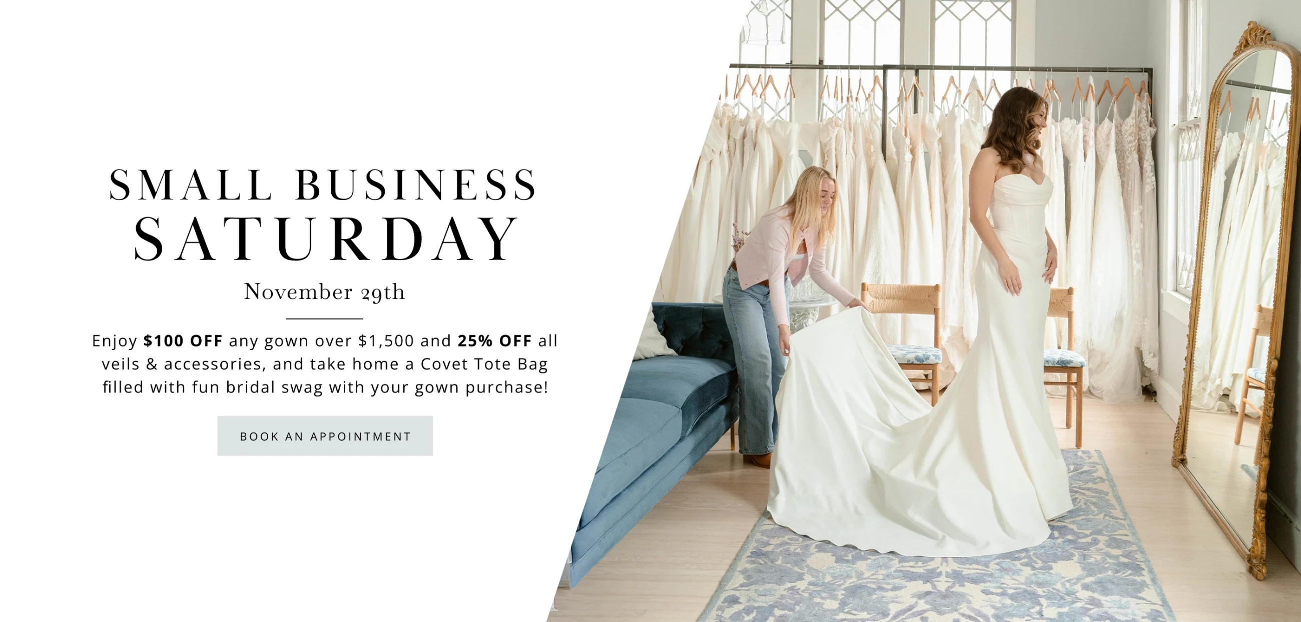 Small Business Saturday Event Banner Desktop