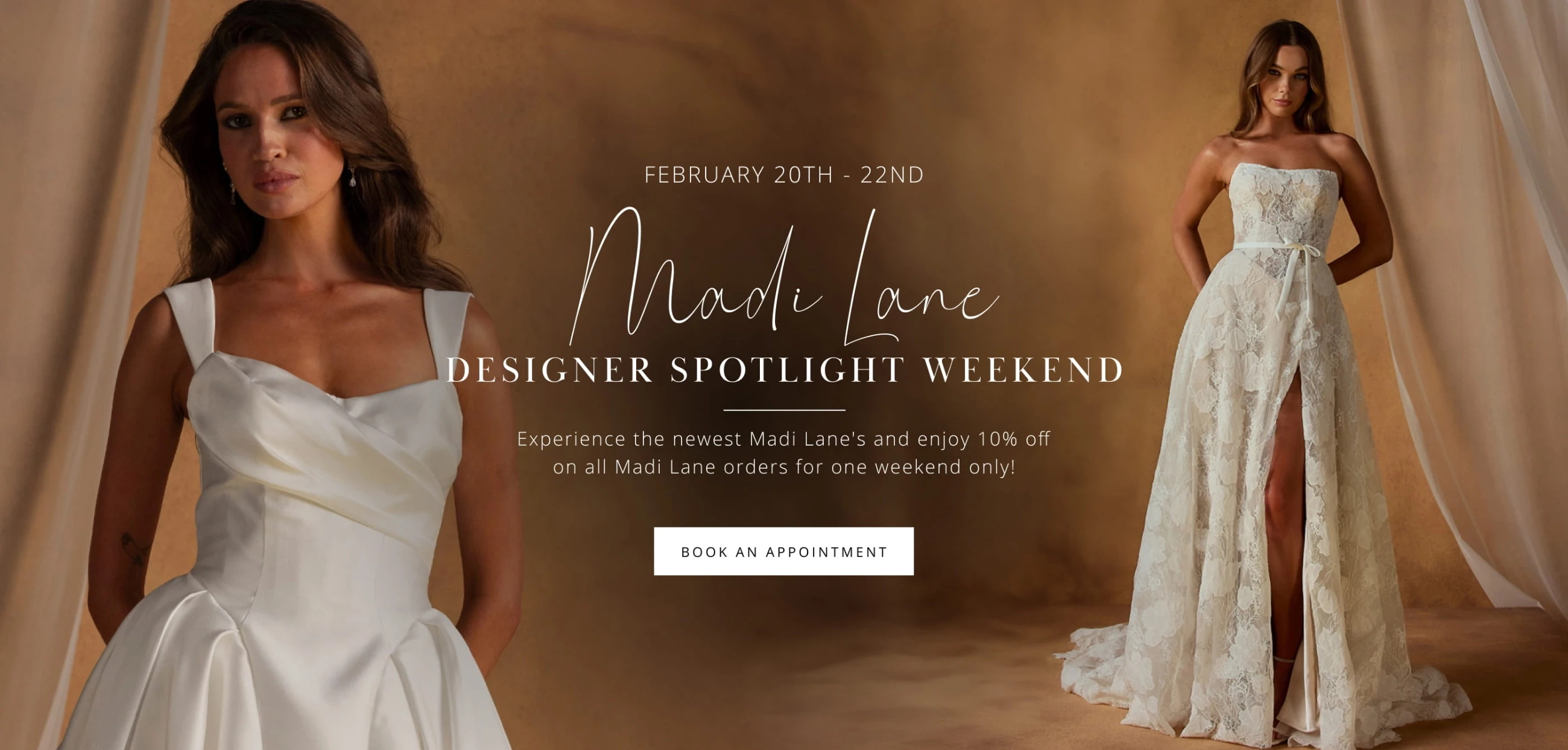 Madi Lane Designer Spotlight Weekend Banner