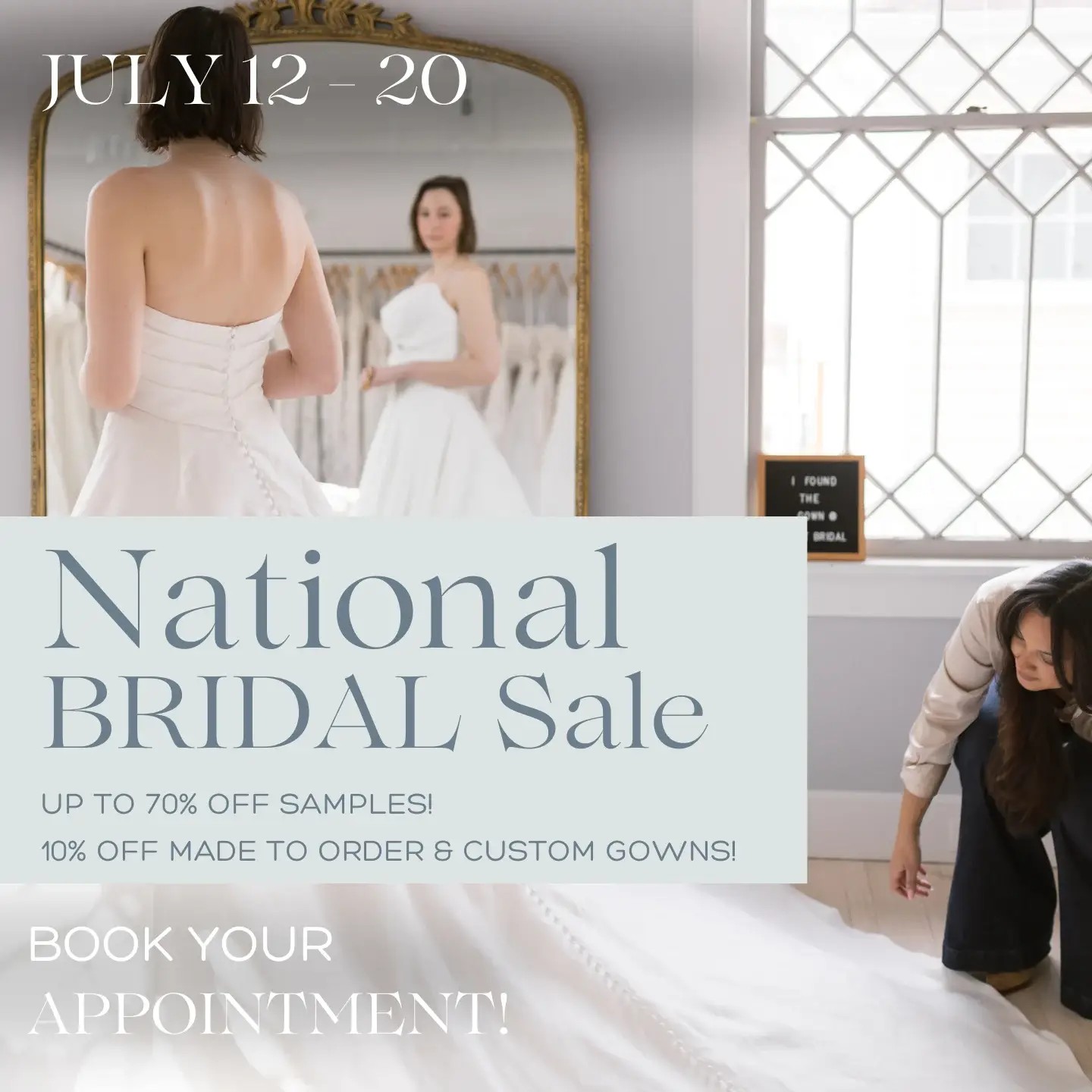 National Bridal Sale Banner Mobile